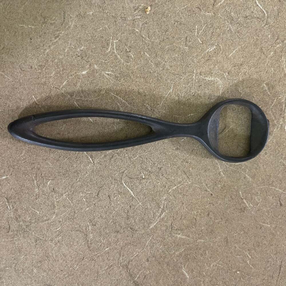 Black Ergonomic Handle Bottle Opener